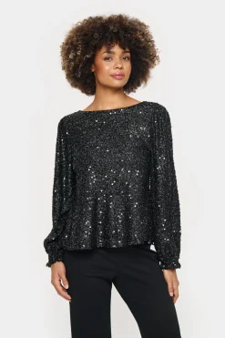 HinnaSZ Paillet Bluse