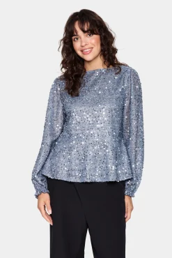 HinnaSZ Paillet Bluse