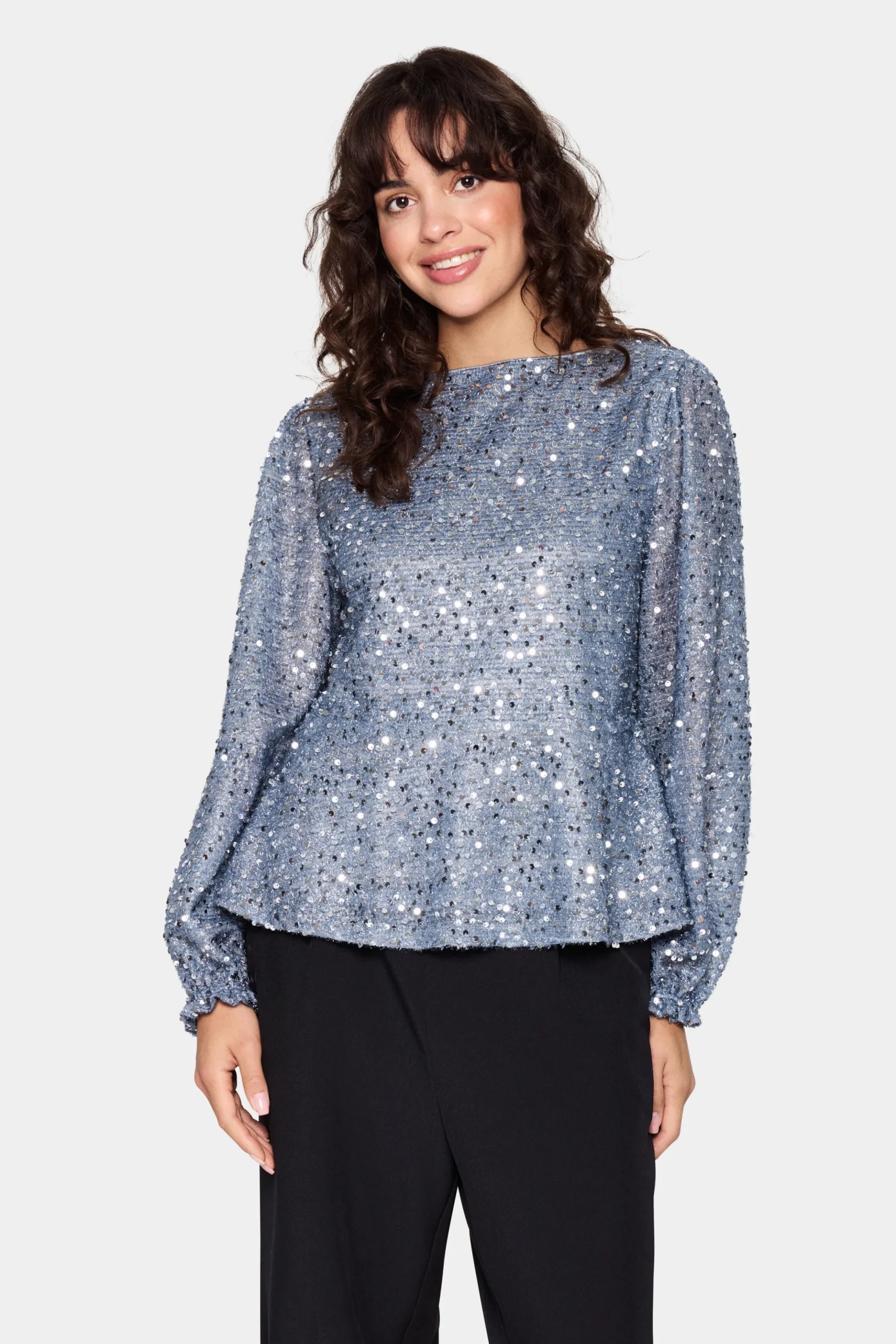 HinnaSZ Paillet Bluse