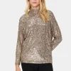 ReyanaSZ Paillet Bluse