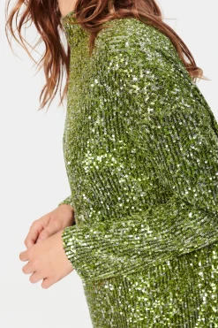 ReyanaSZ Paillet Bluse