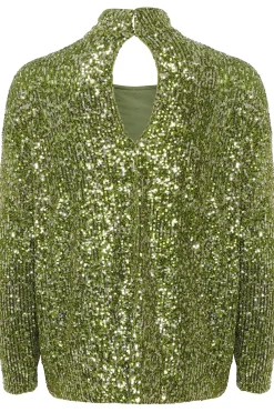 ReyanaSZ Paillet Bluse