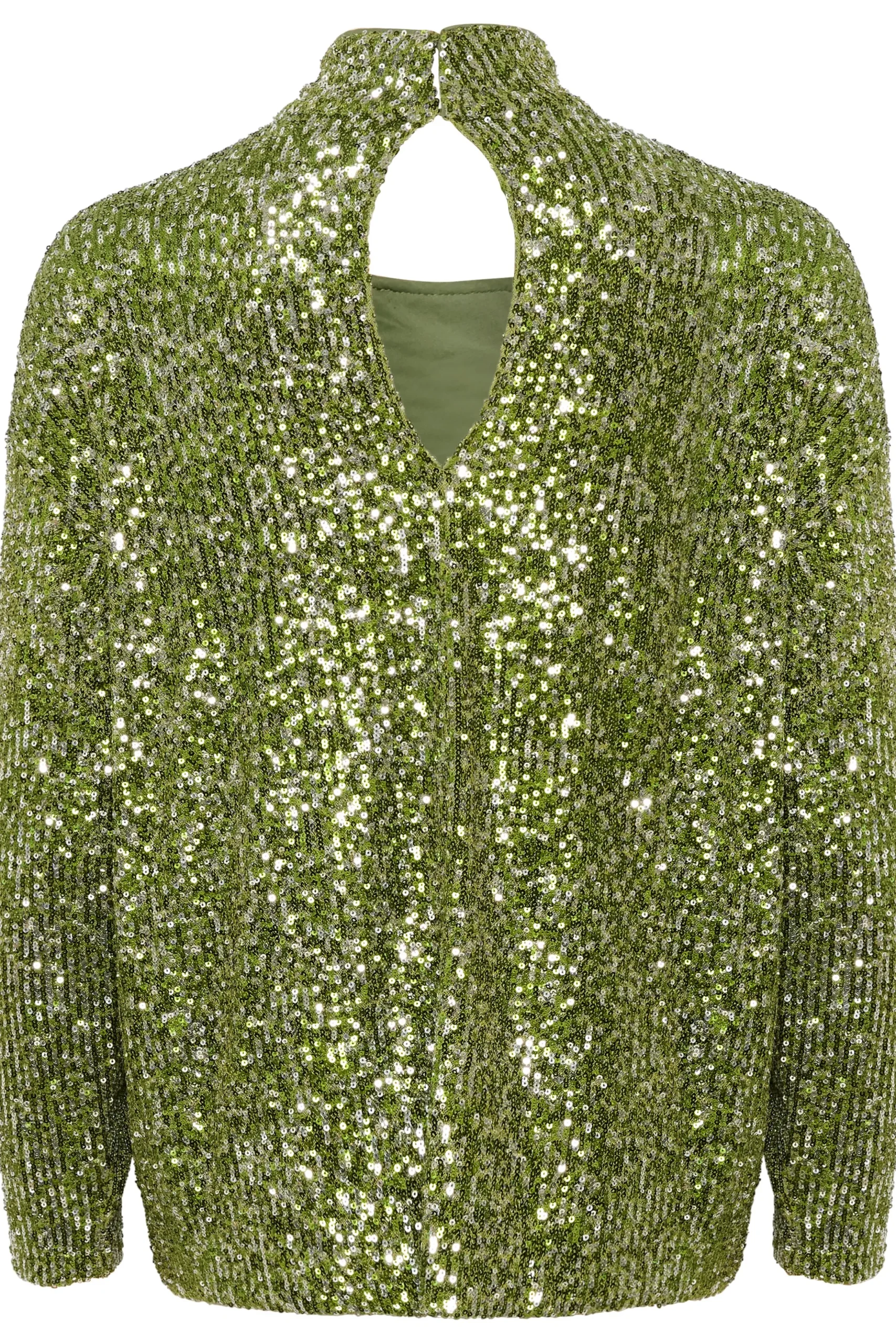 ReyanaSZ Paillet Bluse